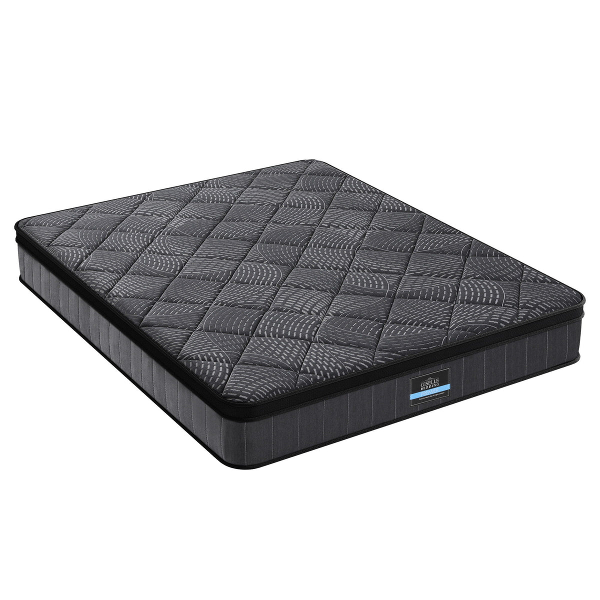 Giselle Bedding Double Mattress 25cm Pocket Spring Latex Euro Top Medium Firm Bed