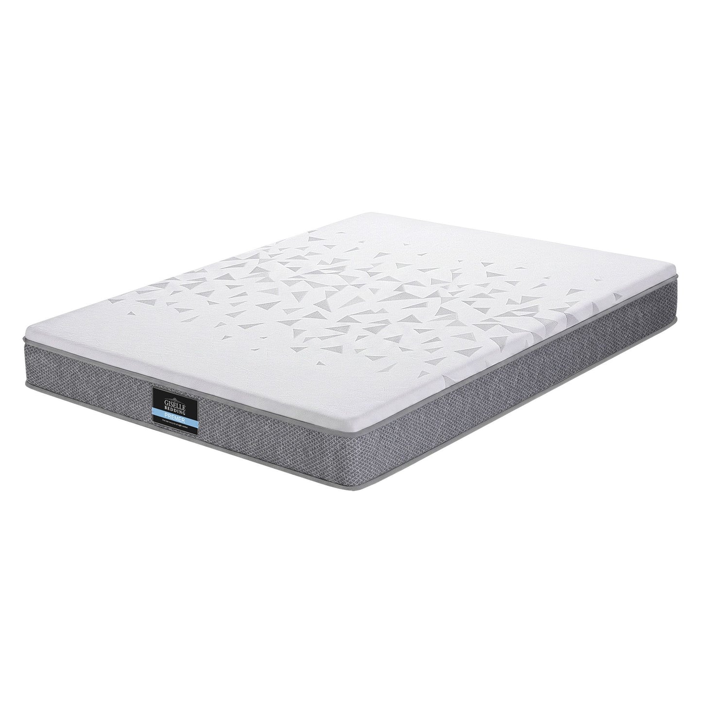 Giselle Bedding King Mattress 23cm Pocket Spring Mattress with Adjustable Firmness Reversible Foam Layer for Medium Firm & Firm Support Motion Isolation Bedroom Bed