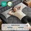 Giselle Bedding King Mattress 25cm Pocket Spring Latex Euro Top Medium Firm Bed