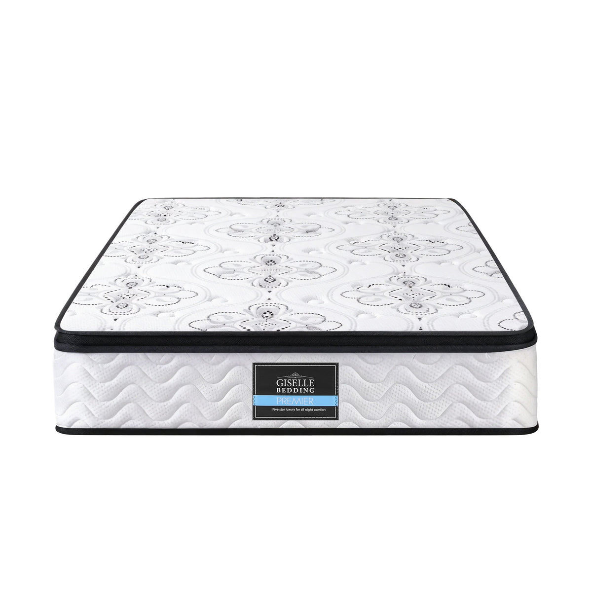 Giselle Bedding King Single Mattress 30cm Pocket Spring Euro Top Medium Firm Foam