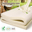 Giselle Bedding Latex Mattress Topper, 7.5cm Thick 7-Zone Pressure Relief Bed Pad with Washable Cover, Cooling Breathable Mat for Side Sleepers & Back Pain, Beige Single