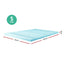 Giselle Bedding Memory Foam Mattress Topper 11-Zone 8cm Single