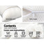 Giselle Bedding Memory Foam Pillow 13cm Thick Twin Pack
