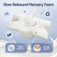 Giselle Bedding Memory Foam Pillow Ergonomic Contour