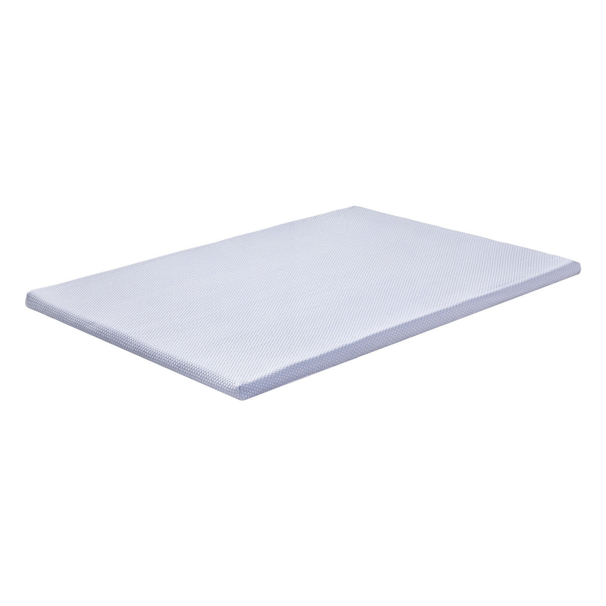 Giselle Bedding Natural Latex Mattress Topper, 7-Zone Pressure Relief Bed Pad for Back Pain, Ice Silk Cooling Cover for Hot Sleepers, 5cm Firm Support, Double