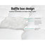 Giselle Bedding Pillowtop Mattress Topper 5cm Thick Mattress Pad for Back Pain Relief & Old Beds Machine Washable 500GSM Breathable Protector King Single