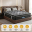 Giselle Bedding Queen Mattress 35cm Euro Top with Graphene Cooling Comfort Medium Firm
