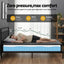 Giselle Bedding Single Mattress 25cm Pocket Spring Latex Euro Top Medium Firm Bed