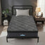 Giselle Bedding Single Mattress 25cm Pocket Spring Latex Euro Top Medium Firm Bed