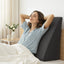 Giselle Bedding Wedge Pillow Grey
