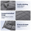 Giselle Bedding Weighted Blanket Fleece Sherpa Heavy Blanket 4.5KG