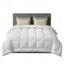Giselle Bedding Wool Quilt 500GSM Thick Super King Winter Doona Baffle Box Construction 100% Wool Filling