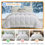 Giselle Bedding Wool Quilt 800GSM Extra Thick King Winter Doona Baffle Box Construction 100% Wool Filling