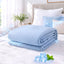 Giselle Cooling Blanket 140cm x 210cm Single Summer Quilt Sleepers Double Sided
