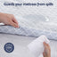 Giselle Cooling Mattress Protector Waterproof Deep Pocket Fitted Cover Queen