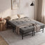 Giselle Double Folding Bed with Mattress Metal Frame Guest Bed 15cm Foam Foldable