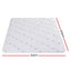 Giselle Electric Blanket Bamboo Fabric Queen Fitted Heated Pad Underlay Washable Winter