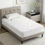 Giselle Electric Blanket Bamboo Fabric Single Fitted Heated Pad Underlay Washable Winter