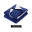 Giselle Electric Throw Rug Heated Blanket Washable Snuggle Flannel Winter Navy