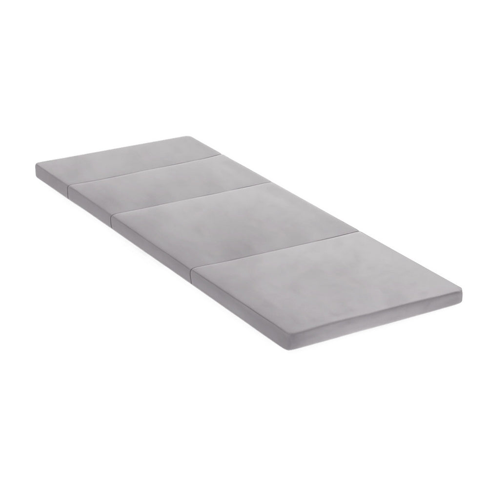 Giselle Foldable Mattress Folding Sofa Bed 4-fold Sleeping Camping Cushion Mat