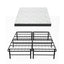 Giselle Folding Bed with Mattress Double Portable Foldable Guest Bed Bamboo Cover
