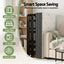 Giselle Folding Bed with Mattress Double Portable Foldable Guest Bed Bamboo Cover
