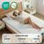 Giselle King Single Mattress 20cm with Reinforced Edge Support Egg-Crate Foam
