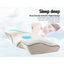 Giselle Memory Foam Pillow Neck Cervical Butterfly Ergonomic Support White