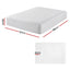 Giselle Waterproof Mattress Protector 100% Cotton Quilted Fitted Cover Double