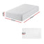 Giselle Waterproof Mattress Protector 100% Cotton Quilted Fitted Cover King Single