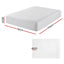 Giselle Waterproof Mattress Protector 100% Cotton Quilted Fitted Cover Queen