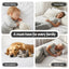 Giselle Waterproof Mattress Protector 100% Cotton Quilted Fitted Cover Queen