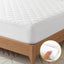 Giselle Waterproof Mattress Protector 100% Cotton Quilted Fitted Cover Single