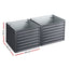 Green Fingers 2x Garden Bed 100x100x77cm Planter Box Raised Container Galvanised