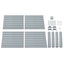 Green Fingers 2x Garden Bed 100x100x77cm Planter Box Raised Container Galvanised
