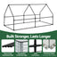 Green Fingers 3 in 1 Raised Garden Bed with Greenhouse Galvanised Planter Box Kit