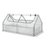 Green Fingers 3 in 1 Raised Garden Bed with Greenhouse Galvanised Planter Box Kit