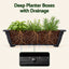 Green Fingers 5 Tier Vertical Raised Garden Bed Mobile Planter Box with Locking Wheels