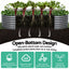 Green Fingers Garden Bed 240X80X56cm Oval Planter Box