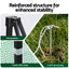 Green Fingers Greenhouse 180x240x240cm Steel Frame PE Cover Outdoor Shelter