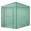Green Fingers Greenhouse 180x240x240cm Steel Frame PE Cover Outdoor Shelter