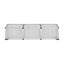 Green Fingers Greenhouse 180x50x50CM Cold Frame Plant Grow Aluminium Polycarbonate Green House