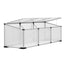 Green Fingers Greenhouse 180x50x50CM Cold Frame Plant Grow Aluminium Polycarbonate Green House