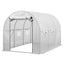 Green Fingers Greenhouse 3x2x2M Walk in Green House White
