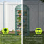 Green Fingers Greenhouse 4 Tiers Mini Green House Garden Bed 1.6x0.7x0.5M