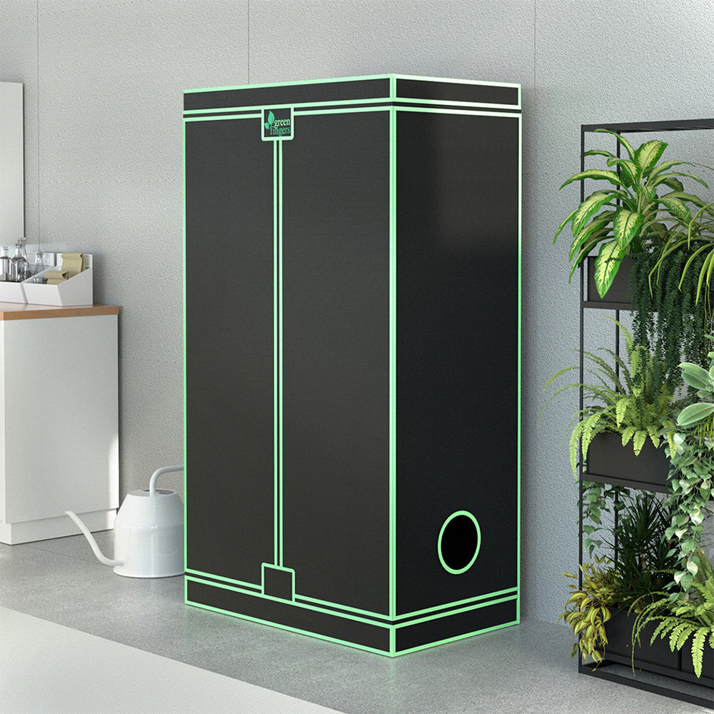 Green Fingers Grow Tent 100x60x180cm 4 Tiers Kits Hydroponics Indoor Grow System