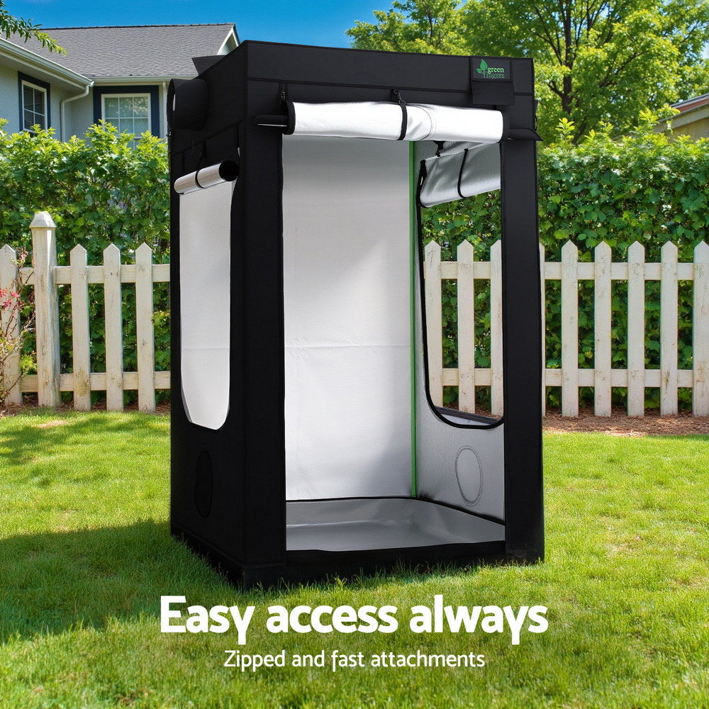 Green Fingers Grow Tent Kits 120x120x200cm Hydroponics Indoor Grow System