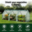 Green Fingers Mini Greenhouse 240x90x90cm Steel Frame PE Cover Outdoor Shelter