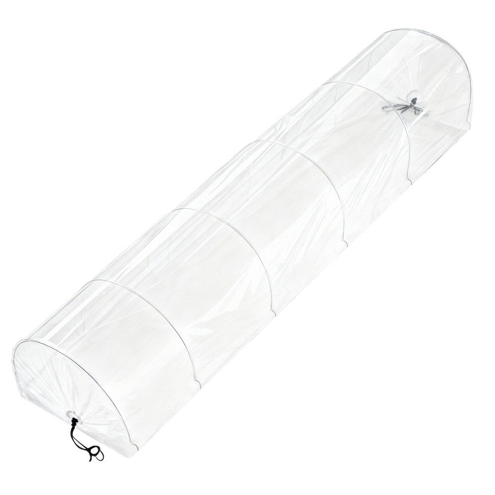 Green Fingers Mini Greenhouse 300x45x30cm Tunnel Clear PVC Steel Frame Portable