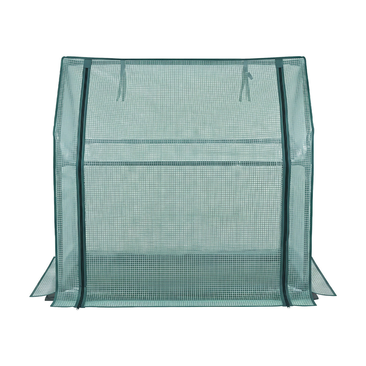 Green Fingers Mini Greenhouse 91x46x84cm Steel Frame PE Cover Outdoor Shelter